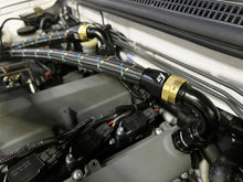 Load image into Gallery viewer, GReddy AN12 180 DEGREE HOSE END SWIVEL BLACK/GOLD ANODIZED
