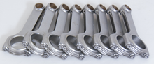 Load image into Gallery viewer, Eagle Chevrolet Big Block 6.535in Length ARP 2000 Bolts Forged 4340 Steel H-Beam Rods - Set of 8
