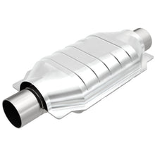 Load image into Gallery viewer, MagnaFlow Conv Univ 2.25in Inlet/Outlet Center/Center Oval 12in Body L x 7in W x 16in Overall L
