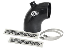 Load image into Gallery viewer, afe Magnum FORCE Intake Coupling Kit (3-1/8IN ID to 2-3/4IN ID x 90 Deg) Elbow Coupler w/ Port Black
