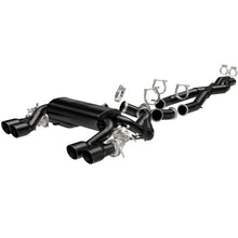 Load image into Gallery viewer, MagnaFlow 15 BMW M3/M4 L6 3.0L SS Cat-Back Perf. Sport Quad Split Rear Exit Exht - 3.5in Black Tips
