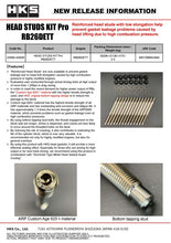 Load image into Gallery viewer, HKS Nissan RB26DETT Pro Head Stud Kit
