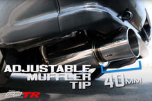 Load image into Gallery viewer, Greddy PE-TR Rolled Tip-Burnt-Ti L 190mm x 115mm
