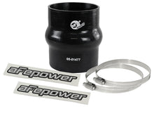 Load image into Gallery viewer, afe Magnum FORCE Intake Coupling Kit (3-1/8 IN ID x 4 IN L) Straight Coupler w/ Hump - Black
