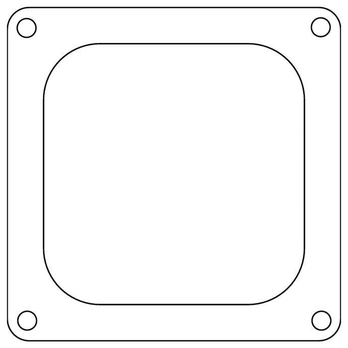 Cometic Holley 4500 Dominator .047in Fiber Carburetor Gasket - 4.775in x 4.775in - Open Plenum
