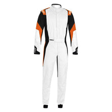 Load image into Gallery viewer, Sparco Suit Competition 60 White/Orange
