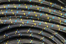 Load image into Gallery viewer, GReddy AN10 Reusable Hose Nylon Braided, Black/Gold/Blue

