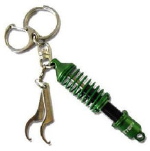 Load image into Gallery viewer, Tein Damper Keychain - Green/Black
