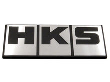 Load image into Gallery viewer, HKS Silver Block Logo Emblem
