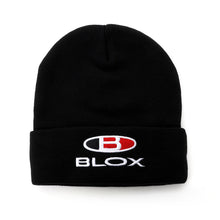 Load image into Gallery viewer, BLOX Racing Classic Beanie - Black w/ Stacked Logo
