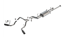 Load image into Gallery viewer, Borla 07-21 Toyota Tundra 4.6L/5.7L Cat-Back Touring SS Catback Exhaust w/ Black Chrome Tips
