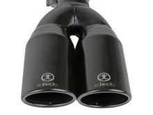Load image into Gallery viewer, aFe Takeda 304 Stainless Steel Clamp-on Exhaust Tip Black 2-1/2ininlet x 3-1/2in Outlet X 12in L
