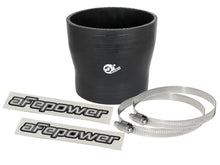 Load image into Gallery viewer, afe Magnum FORCE Intake Coupling Kit (4 IN ID to 3-1/2 IN ID x 3-1/2 IN L) Straight Black
