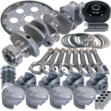 Load image into Gallery viewer, Eagle Chevy 454 1Pc 4.250in Crank 6.385in I-Beam Rods 4.320in Pistons 168 Tooth FP Balanced Assembly
