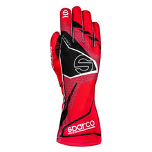Load image into Gallery viewer, SPARCO K-Attack Red/Black Kart Racing Gloves Size 10
