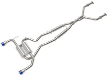 Load image into Gallery viewer, aFe 14-15 Infiniti Q50 V6 3.7L Takeda 2-1/2in 304 SS Cat-Back Exhaust System w/ Blue Flame Tips
