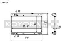 Load image into Gallery viewer, Koyo 94-01 Acura Integra with L15B7 Swap All-Aluminum Radiator
