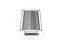 Load image into Gallery viewer, aFe Magnum FORCE Intake Replacement Air Filter w/ D2 Dry Media 4-1/2in F x8-1/2in B x7in T x8in H
