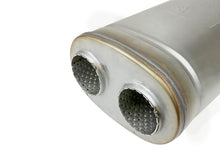 Load image into Gallery viewer, afe MACH Force-Xp Muffler 2-1/2 IN Dual Inlet/Dual Outlet 5 IN H x 8 IN W x 18 IN L - Oval Body
