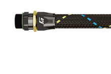 Load image into Gallery viewer, GReddy AN12 STRAIGHT ORB MALE BLACK/GOLD ANODIZED
