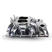 Load image into Gallery viewer, Edelbrock Pontiac 326-455 Performer RPM Intake Manifold - Chrome Plasma Finish
