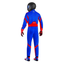 Load image into Gallery viewer, Sparco Thunder Racing Suit Blue/Red - Large
