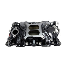 Load image into Gallery viewer, Edelbrock 55-86 Chevy SB Performer EPS Intake Manifold - Black Plasma Finish
