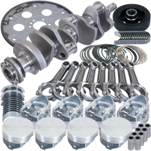 Load image into Gallery viewer, Eagle Chevy 454 4.250in Crank 6.385in I-Beam Rods -3cc Flat Top 4.250in Pistons Balanced Assembly
