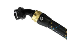 Load image into Gallery viewer, GReddy AN10 45 DEGREE HOSE END SWIVEL BLACK/GOLD ANODIZED
