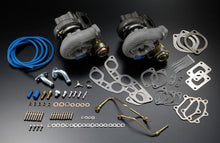 Load image into Gallery viewer, GReddy 89-94 Nissan Skyline GT-R Twin GReddy/MHi T517Z 8cm2 Upgrade Kit w/ Hardware
