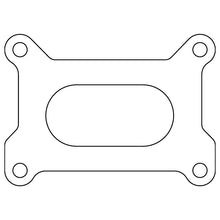 Load image into Gallery viewer, Cometic Holley 2 Barrel 500 CFM .039in Fiber Carburetor Gasket - 3.640in x 1.750in - Open Plenum
