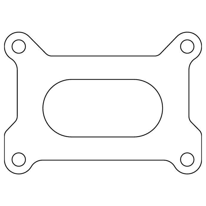 Cometic Holley 2 Barrel 500 CFM .039in Fiber Carburetor Gasket - 3.640in x 1.750in - Open Plenum