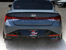 Load image into Gallery viewer, aFe Takeda 21-25 Hyundai Elantra 1.6L (t) 3in. SS Axle-Back Exhaust System w/Blue Flame Tips
