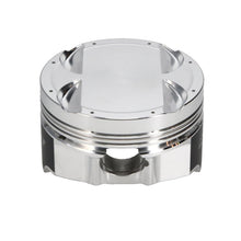 Load image into Gallery viewer, Manley Mitsubishi 4B11 86mm Bore 9.0:1 CR -5cc Dish Turbo Tuff Piston Set w/ Rings
