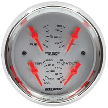 Load image into Gallery viewer, Autometer Marine Chrome 3-3/8in Gauge - 100PSI

