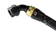 Load image into Gallery viewer, GReddy AN16 60 DEGREE HOSE END SWIVEL BLACK/GOLD ANODIZED
