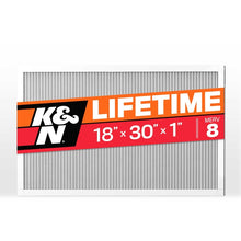 Load image into Gallery viewer, K&amp;N HVAC Filter 18 X 30 X 1 Merv 8
