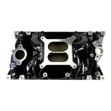 Load image into Gallery viewer, Edelbrock RPM Air-Gap Manifold for Small-Block Chevy Vortec - Black Plasma Finish
