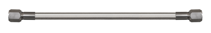 Goodridge 19in Universal Oil Line Assembly w/Clear Fittings