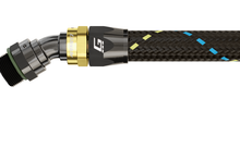 Load image into Gallery viewer, GReddy AN12 30 DEGREE ORB MALE BLACK/GOLD ANODIZED
