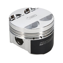 Load image into Gallery viewer, Manley 16+ Nissan VR30DDTT 86mm Bore 10:1 CR -3.5cc Dome Flat Top E/D Piston w/ Rings (SINGLE)
