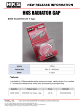 Load image into Gallery viewer, HKS HKS15009-AK005 4957266655610
