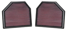 Load image into Gallery viewer, K&amp;N Replacement Air Filter for 11-14 BMW M5/M6 4.4L V8 / 2015 M4/M3 3.0L I6  (2 per box)
