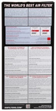 Load image into Gallery viewer, K&amp;N Replacement Air Filter NISSAN FRONTIER 2.5L - L4; 2005-2010
