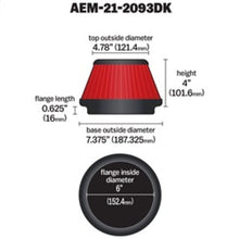 Load image into Gallery viewer, AEM Induction AEM21-2093DK 024844368898
